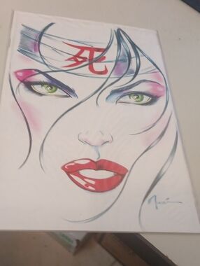 Comic Book t - White with Red Accents